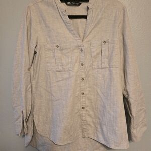 Zara Charcoal Gray Shirt